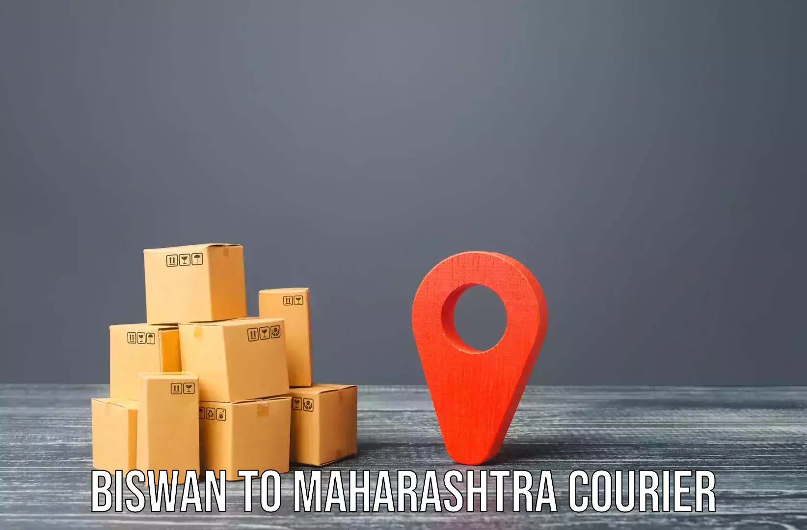 Quality moving company Biswan to Raigarh Maharashtra