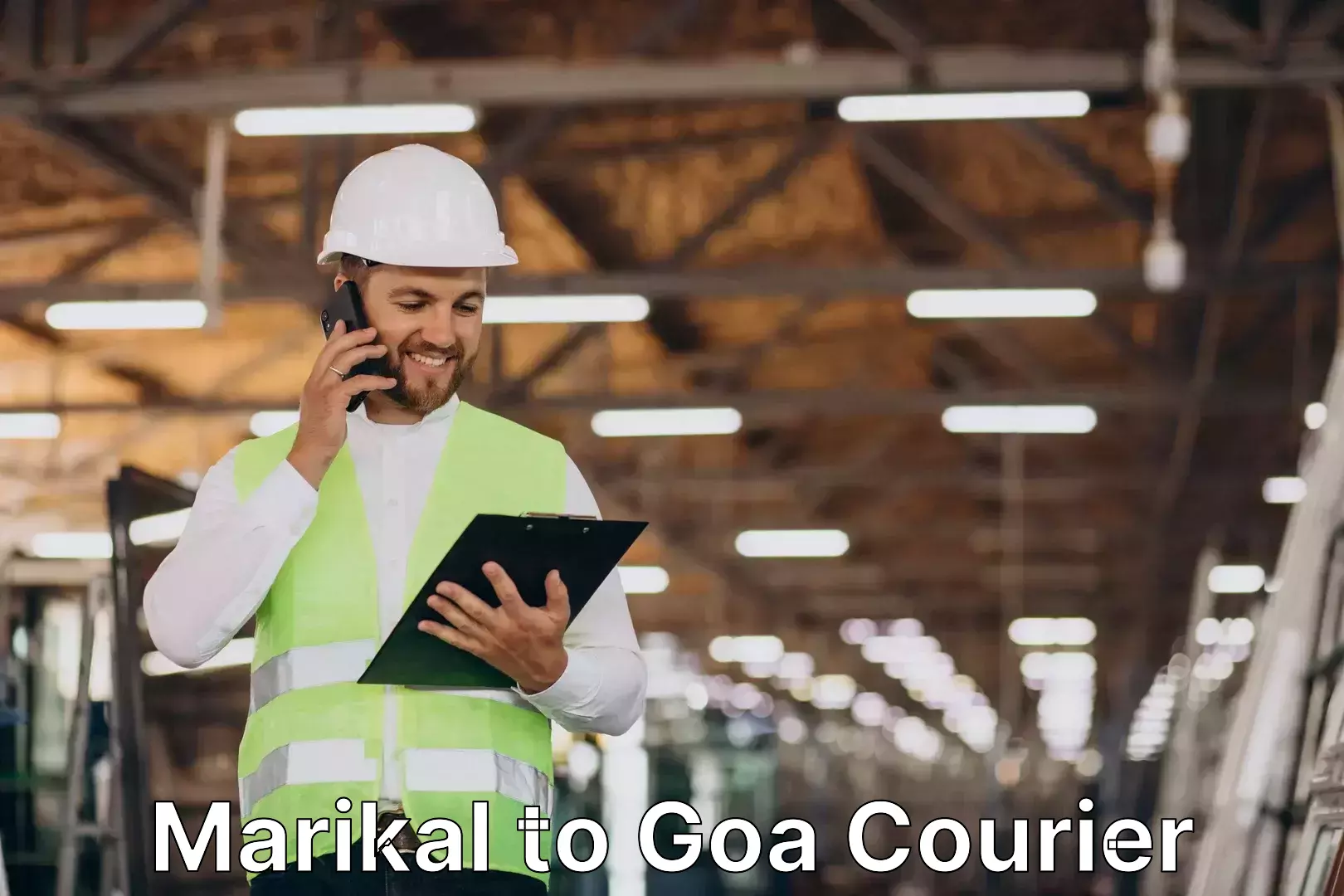 Flexible luggage courier service Marikal to Panaji