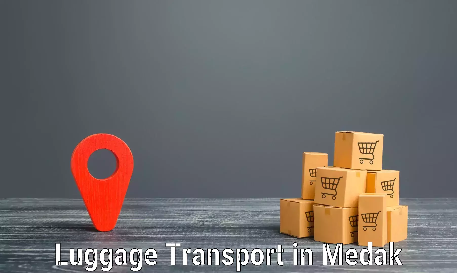 Luggage transport rates calculator in Medak
