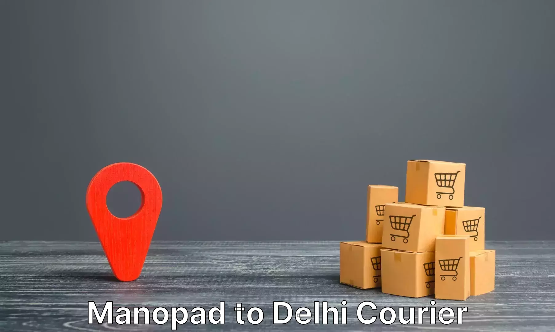 Baggage courier advice in Manopad to Naraina Industrial Estate