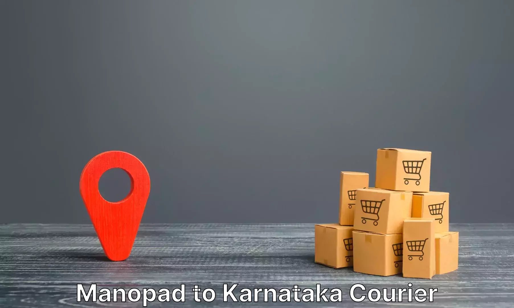 Reliable luggage courier Manopad to Molakalmuru