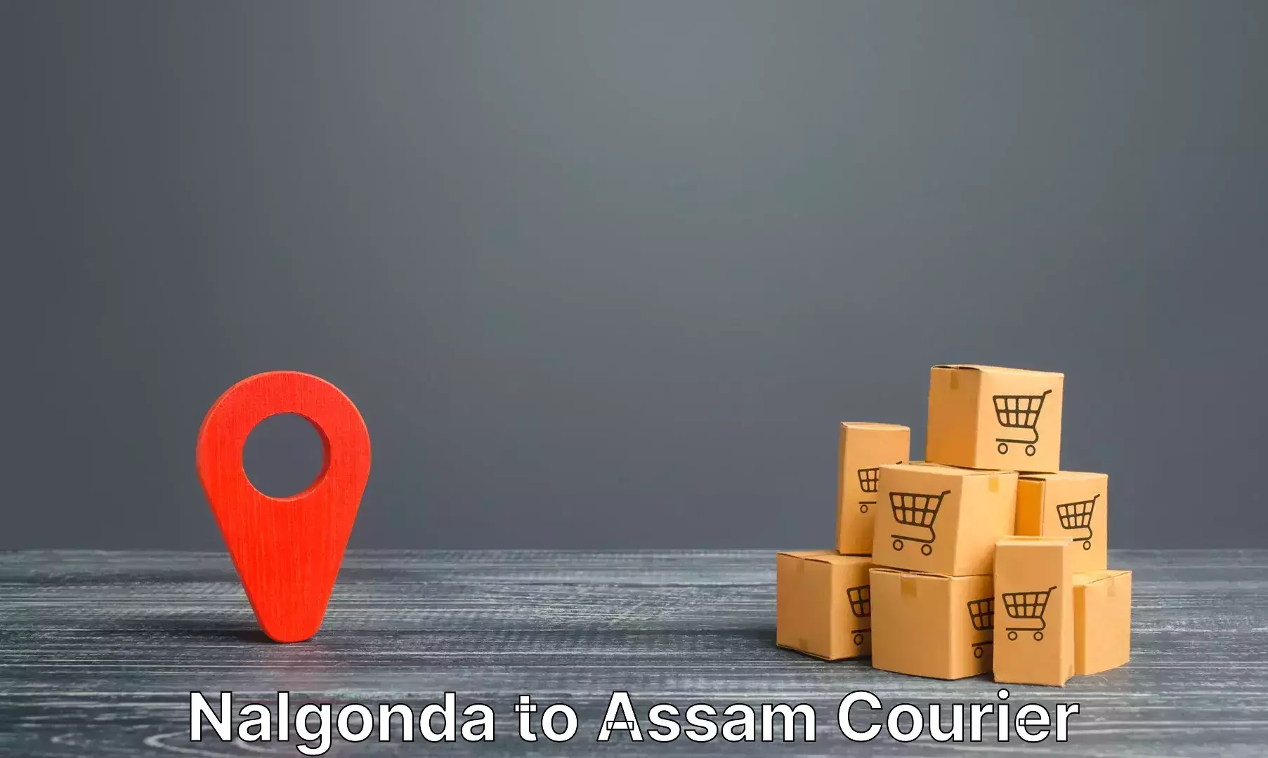 Luggage shipping rates Nalgonda to Assam