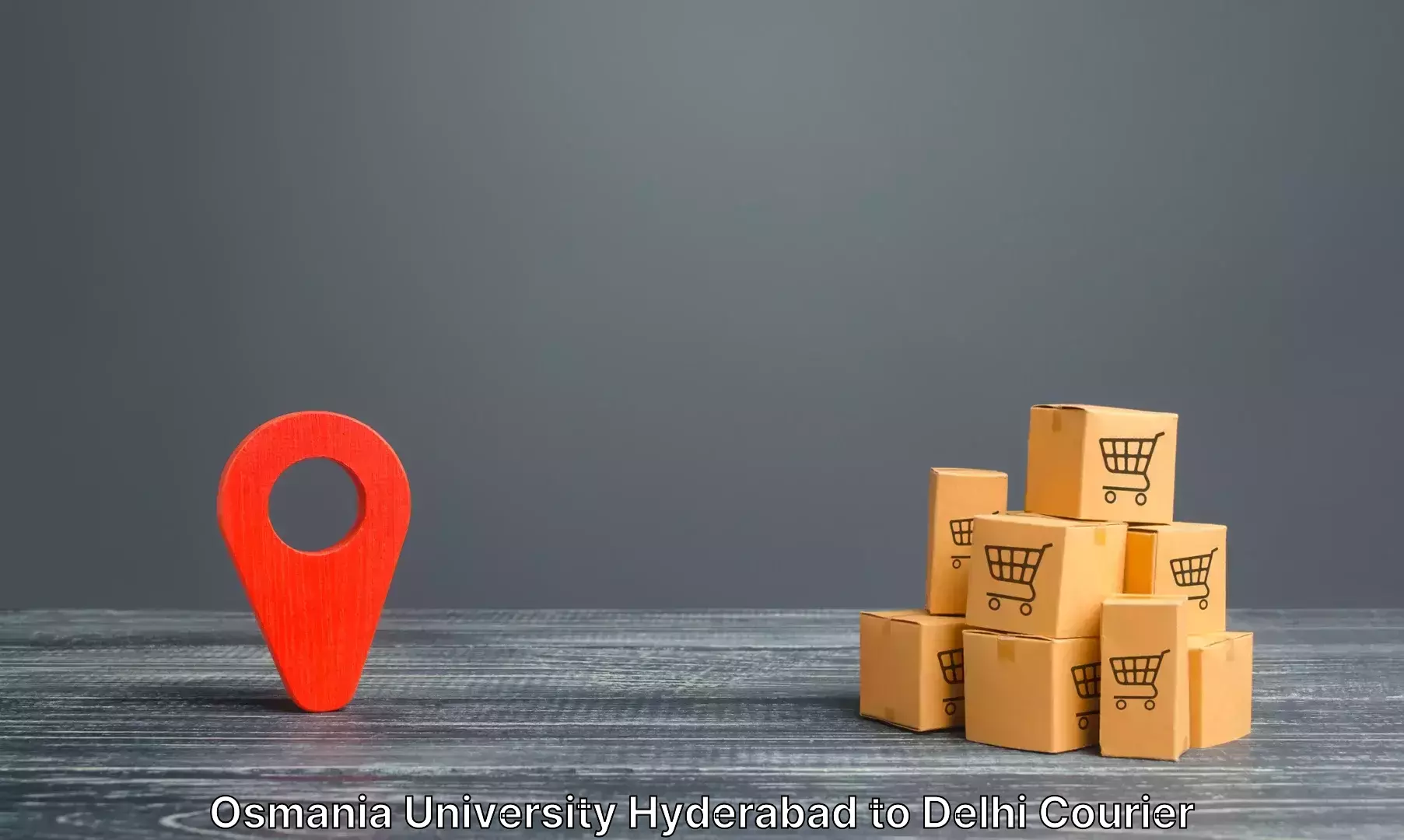 Baggage shipping experience Osmania University Hyderabad to IIT Delhi