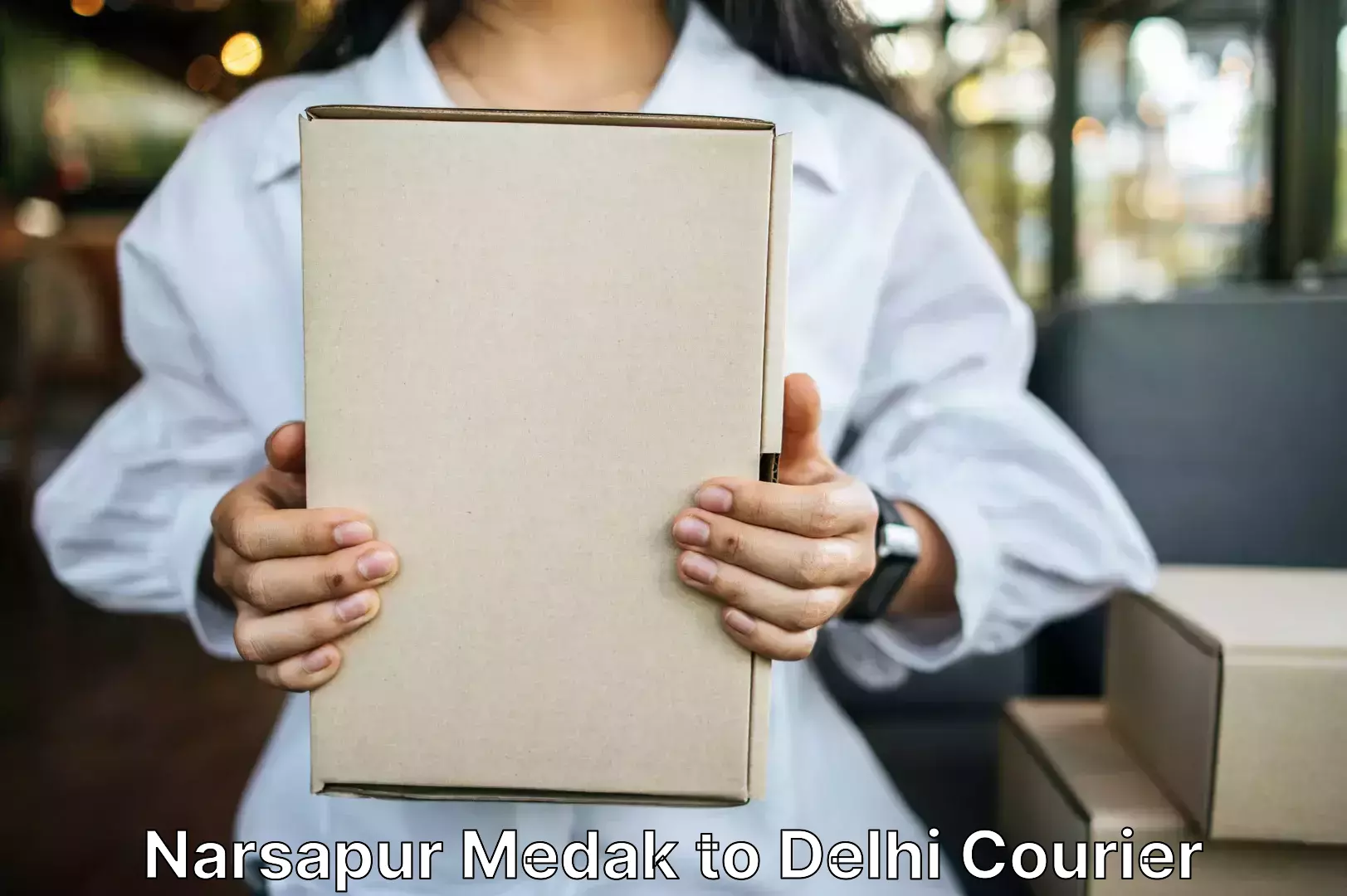 Baggage relocation service Narsapur Medak to NIT Delhi