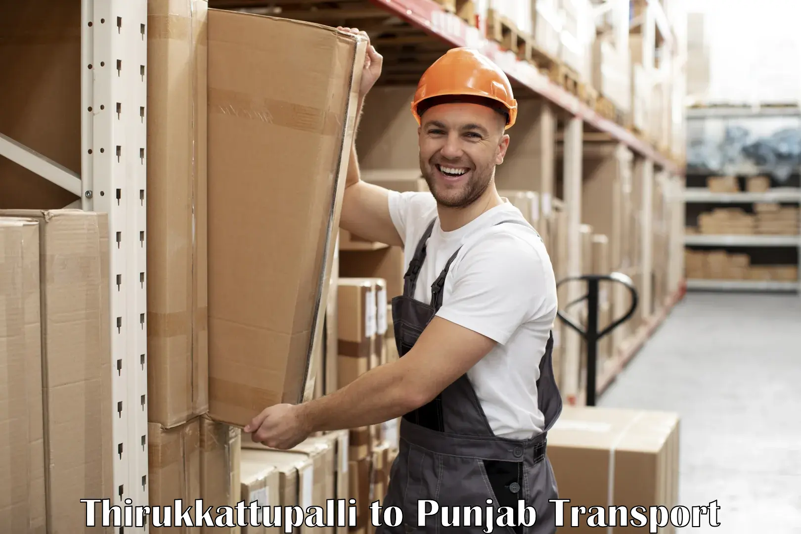 India truck logistics services Thirukkattupalli to Khanna