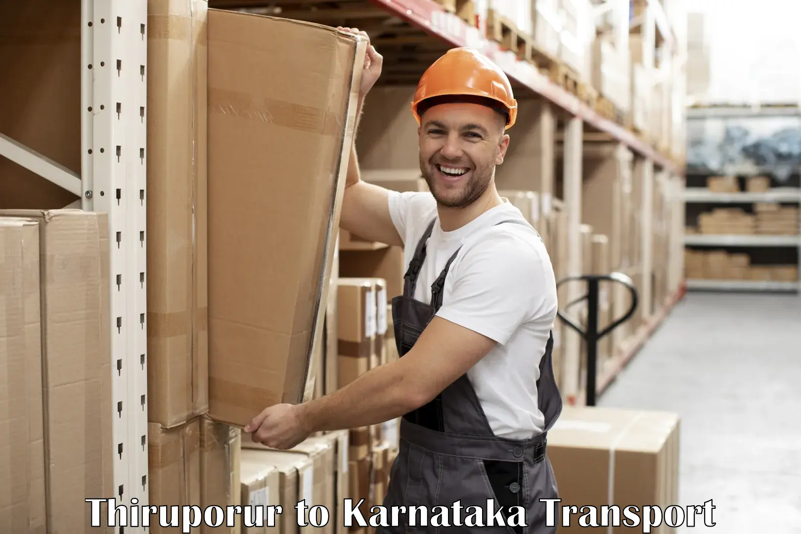 Online transport booking Thiruporur to Lingasugur