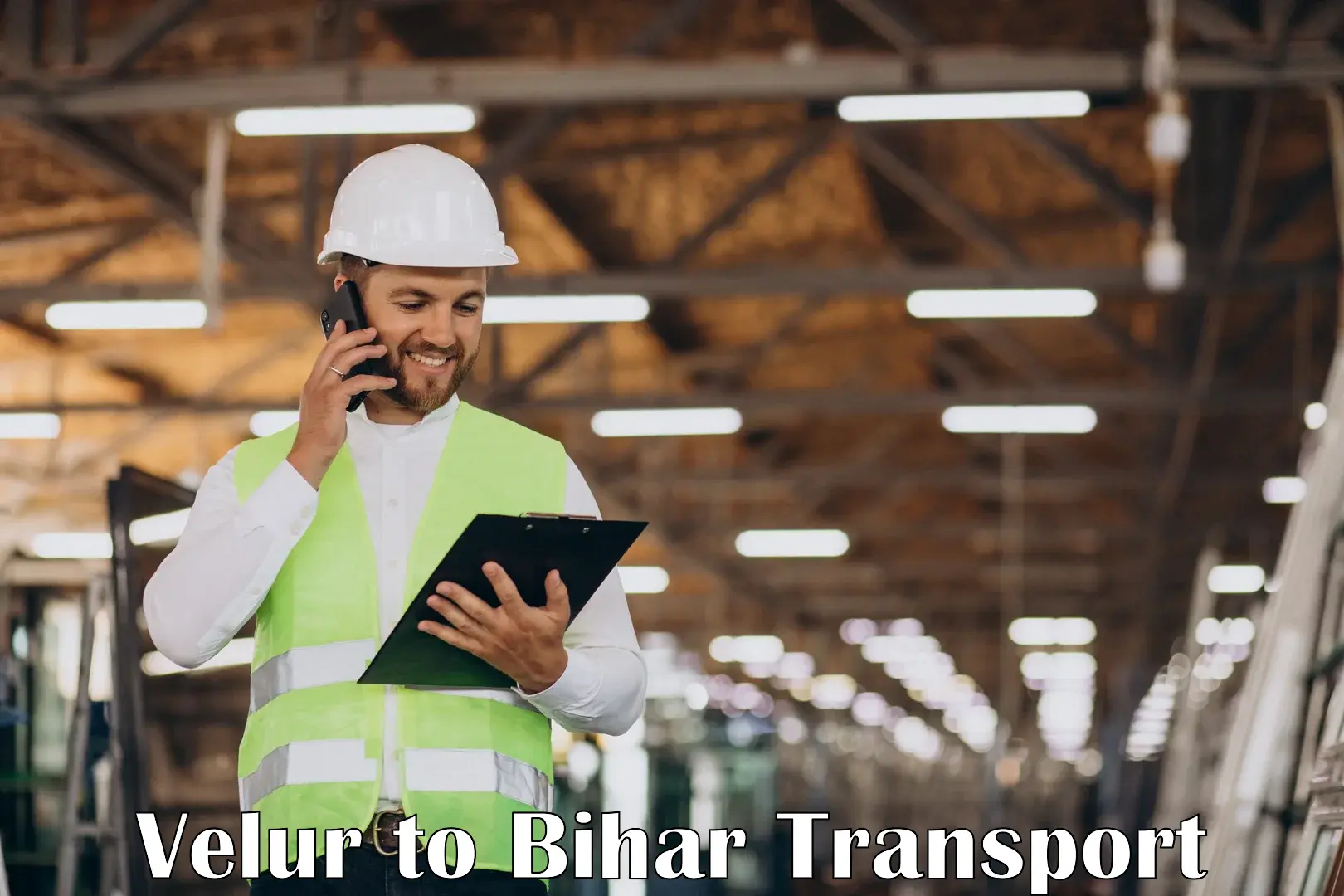 Air cargo transport services Velur to Bihta