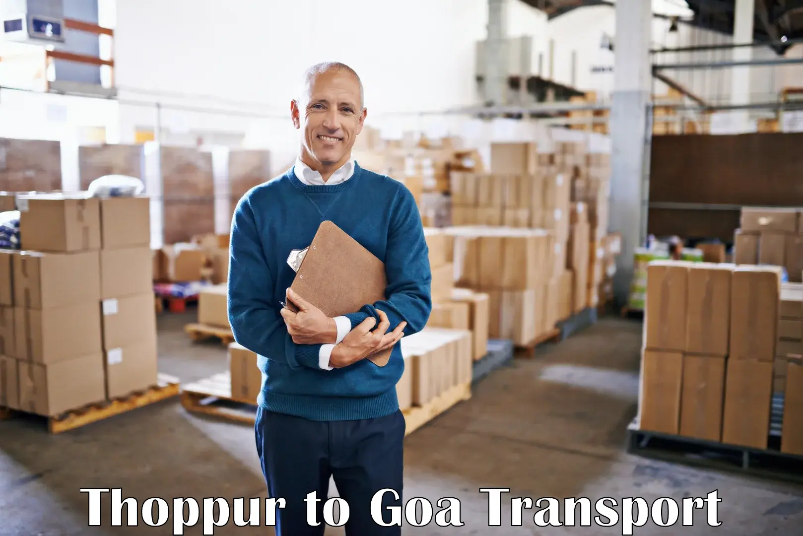 Road transport services Thoppur to South Goa