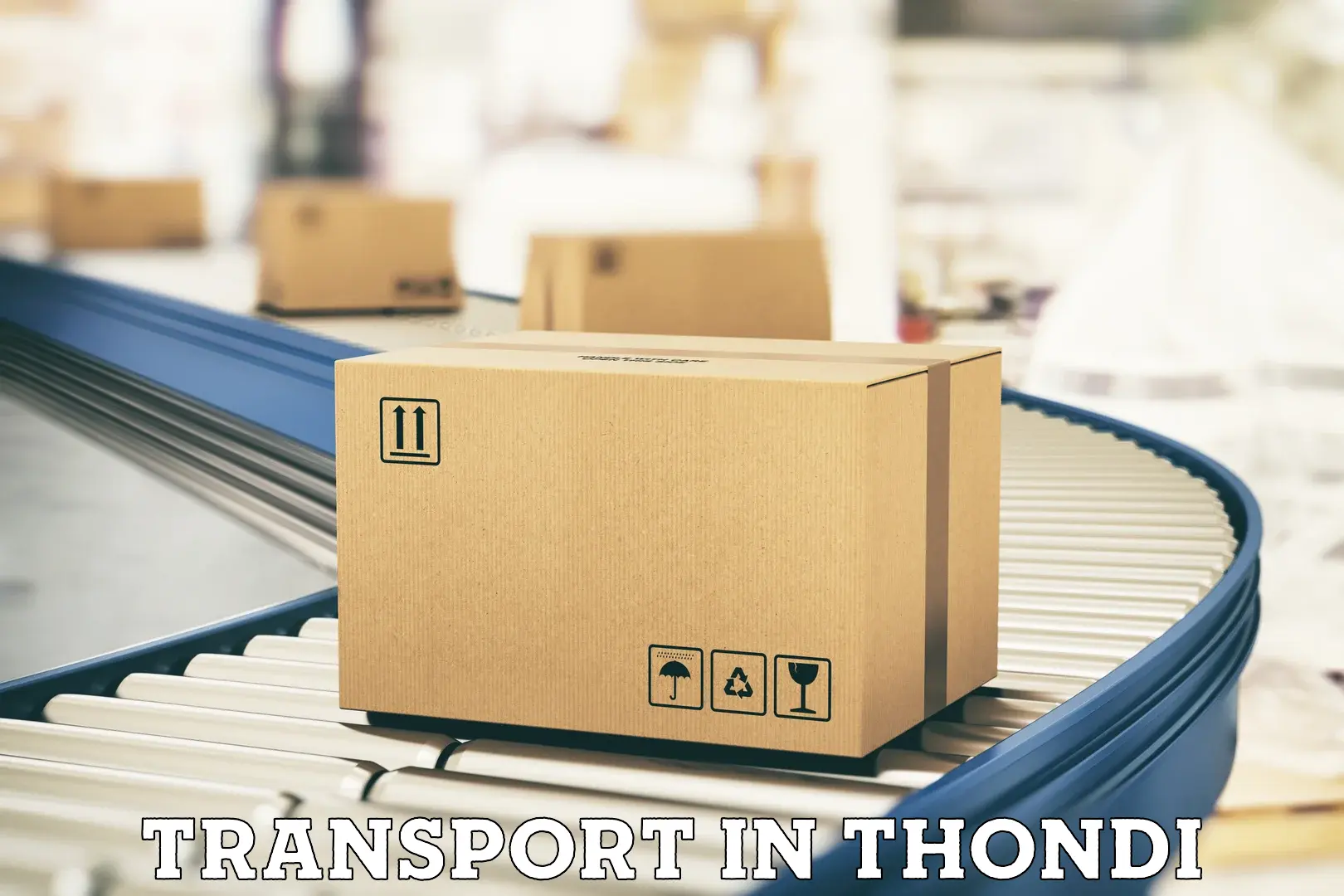 Air cargo transport services in Thondi