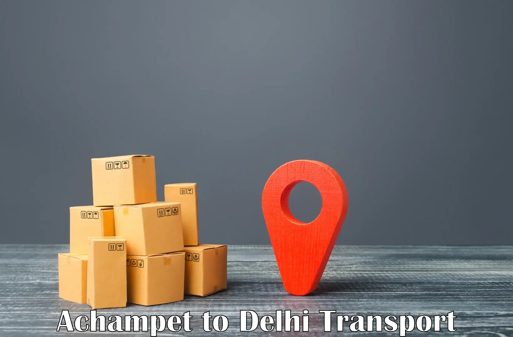 Cargo transport services Achampet to Jamia Millia Islamia New Delhi