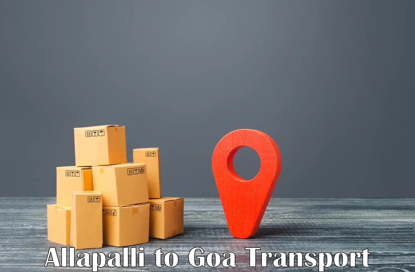 Domestic transport services Allapalli to Vasco da Gama
