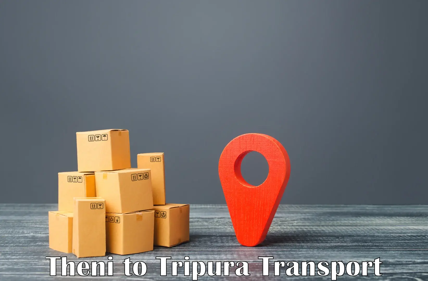 Transport in sharing Theni to Tripura