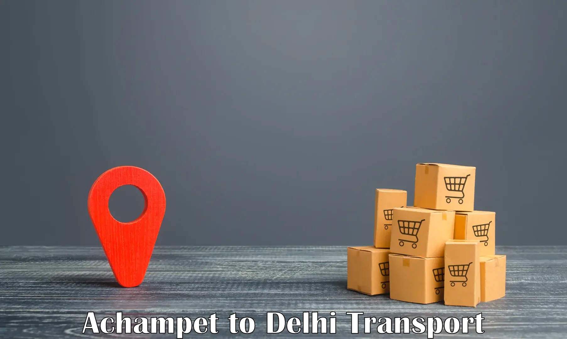 Vehicle parcel service Achampet to East Delhi