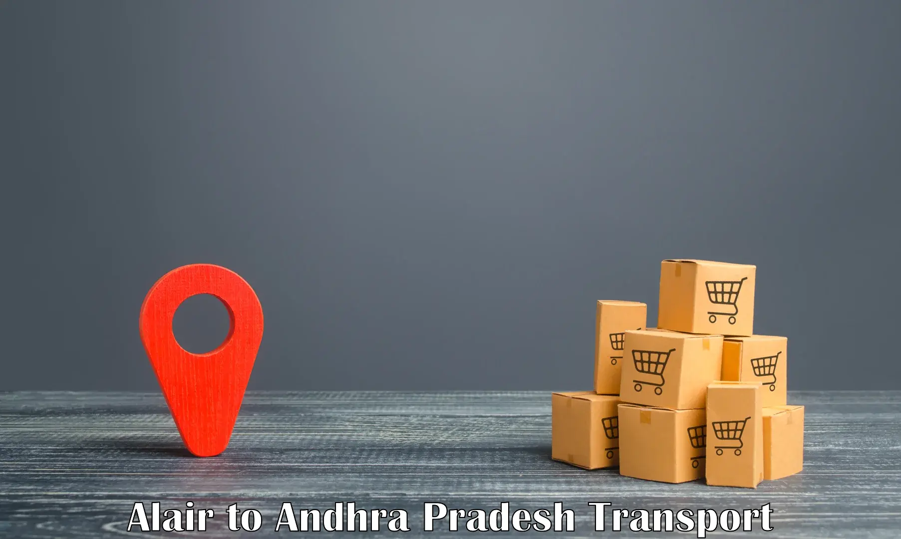 Two wheeler parcel service Alair to Movva