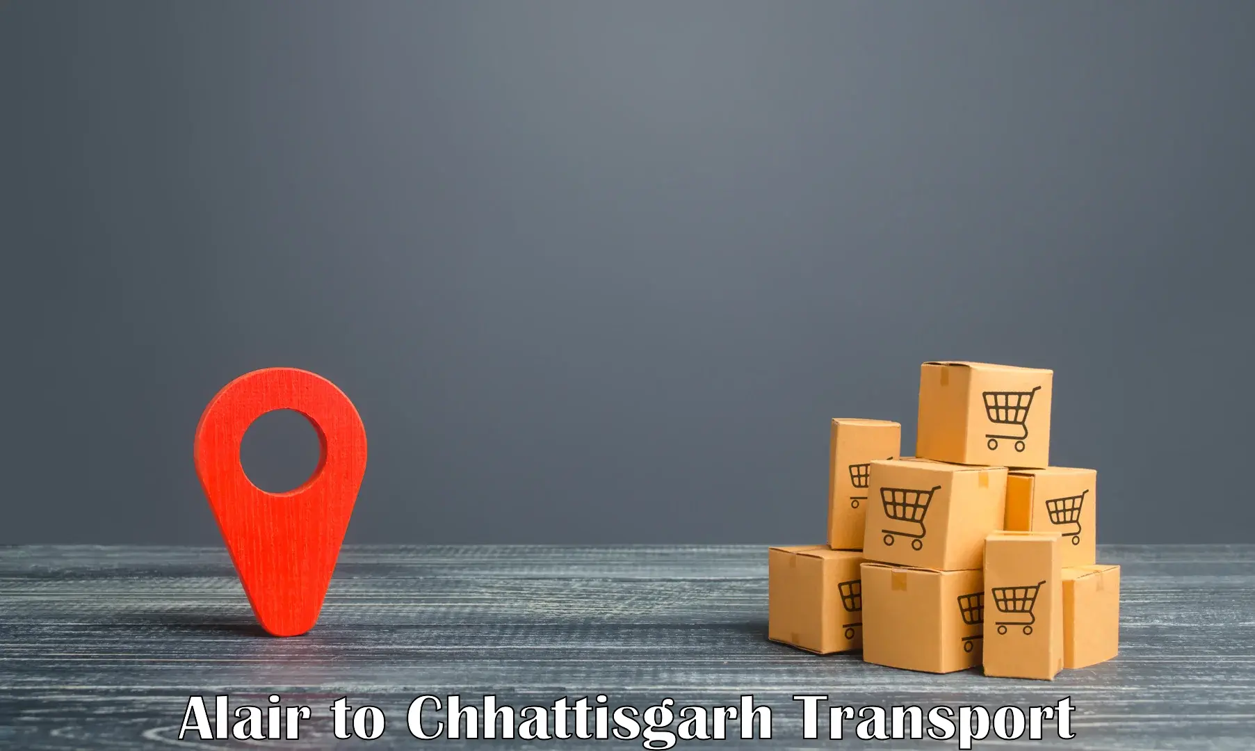 Package delivery services Alair to Raigarh