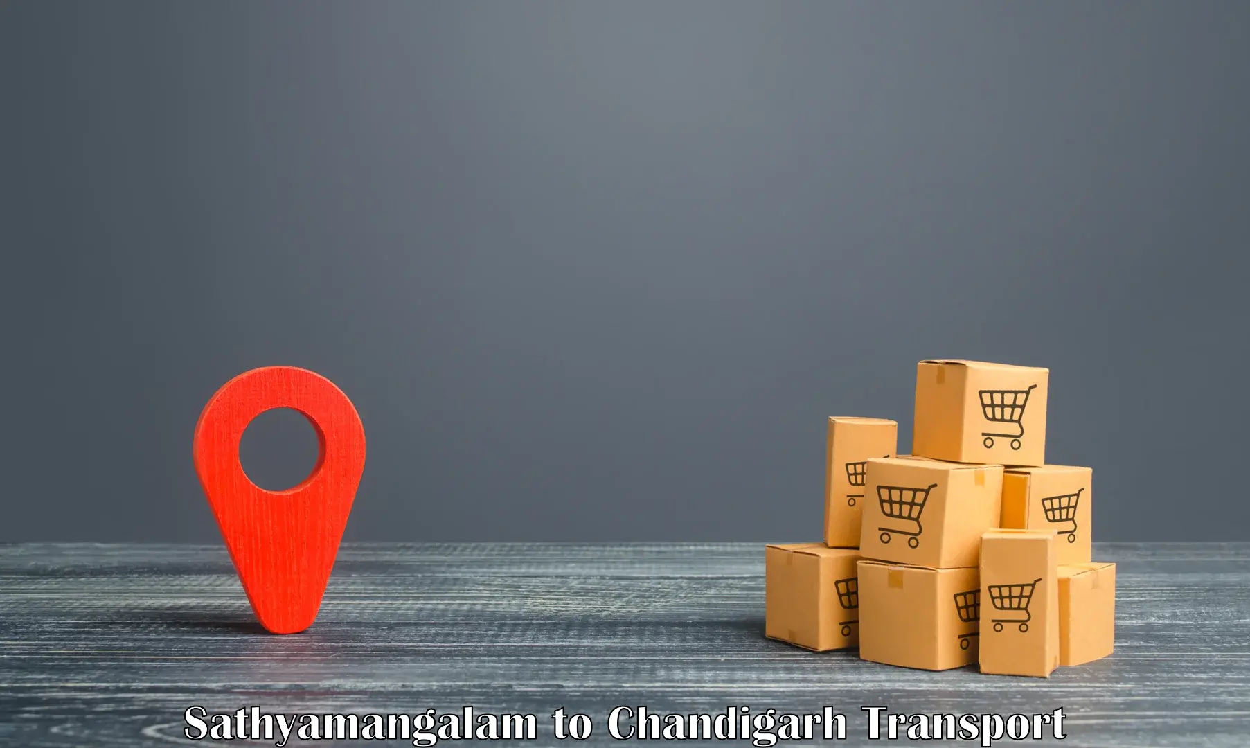 Transport shared services in Sathyamangalam to Chandigarh