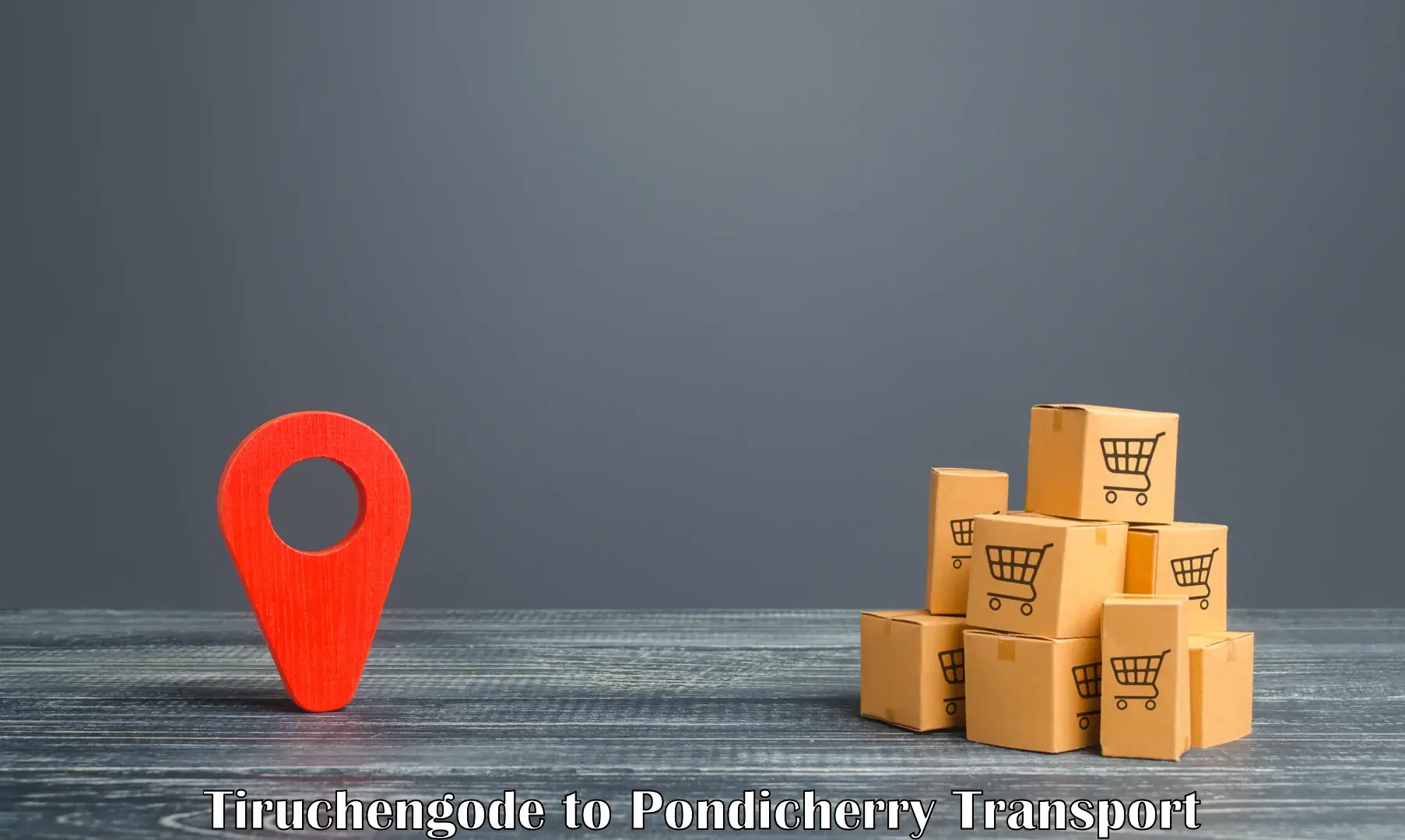 Vehicle courier services in Tiruchengode to Karaikal