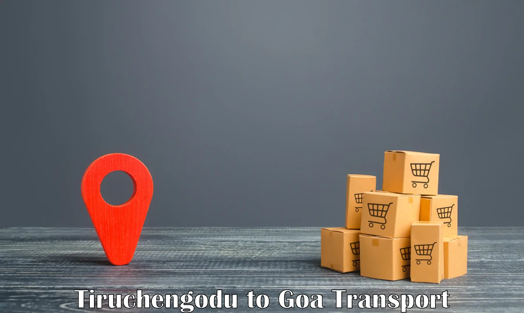 Vehicle courier services in Tiruchengodu to Goa