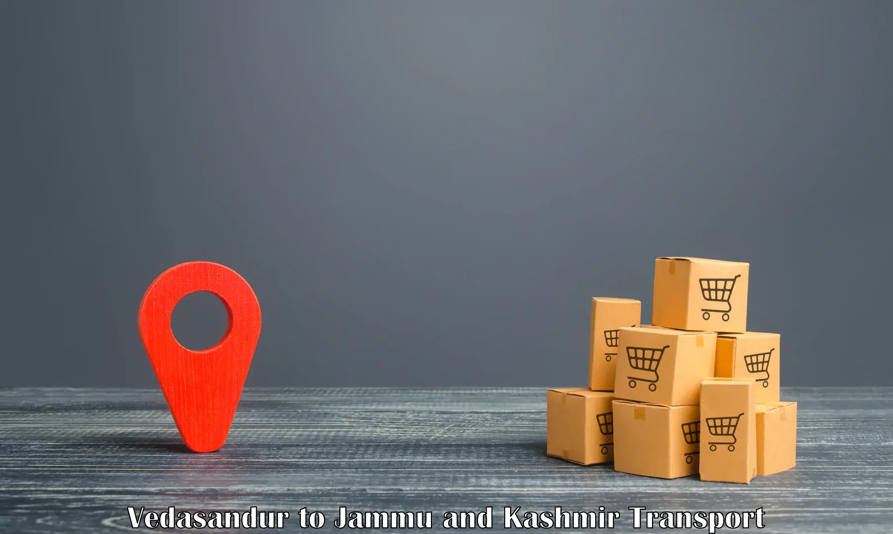 Goods delivery service Vedasandur to Baramulla