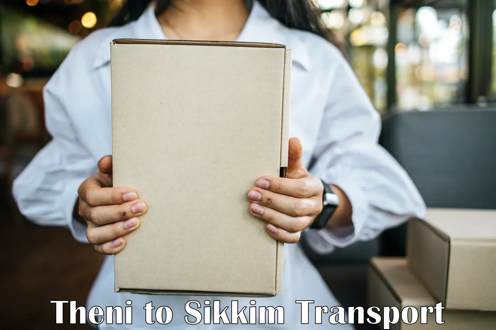 Goods delivery service Theni to East Sikkim